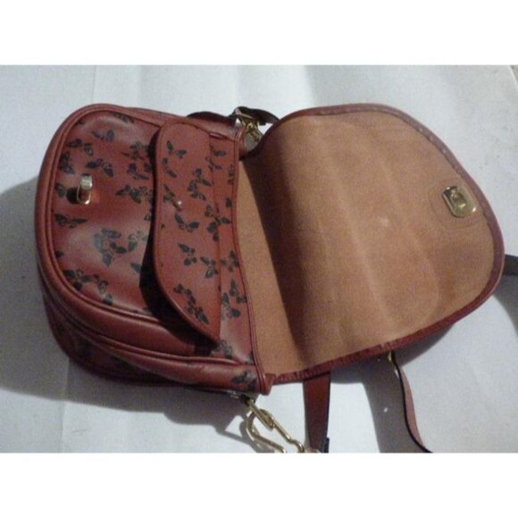 Bottega Veneta Vintage Crossbody Embossed Black Butterfly Print - Picture 6 of 12